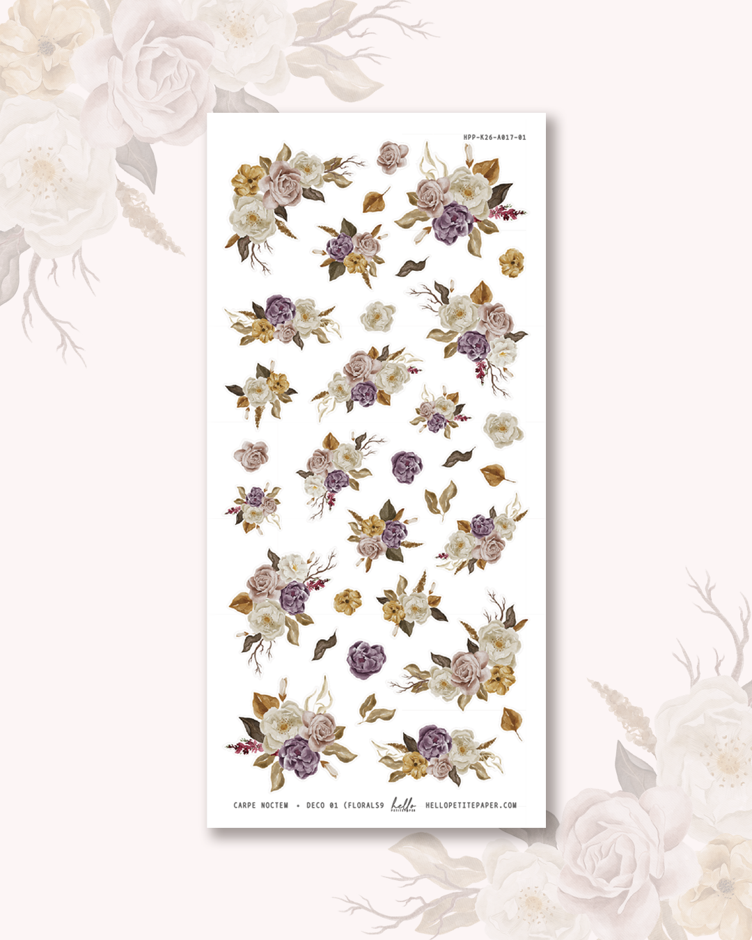 Carpe Noctem - Deco stickers (choose from 11 designs).