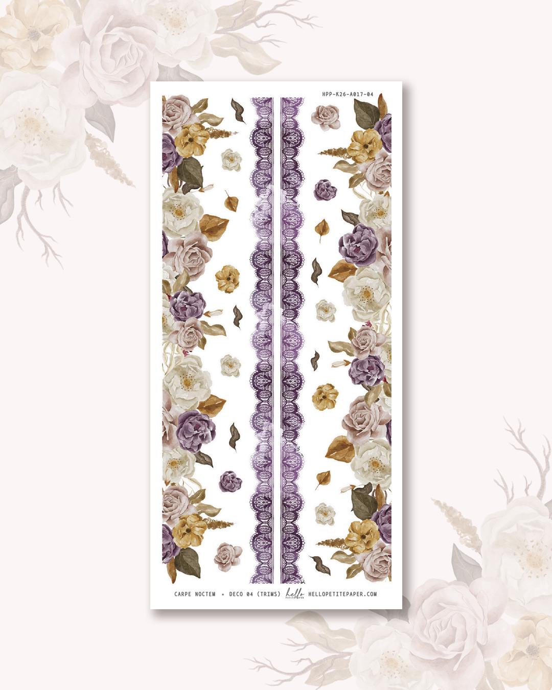 Carpe Noctem - Deco stickers (choose from 11 designs).