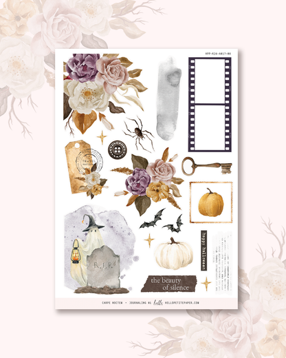 Carpe Noctem  - Journaling Sticker Kit.