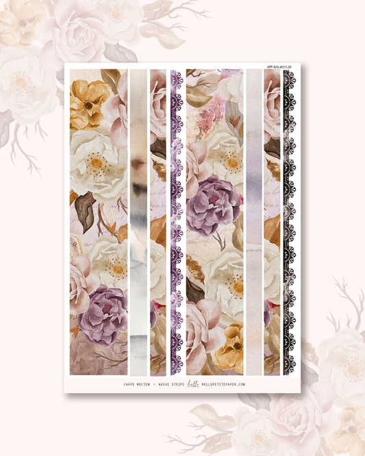 Carpe Noctem - WASHI STRIPS STICKERS