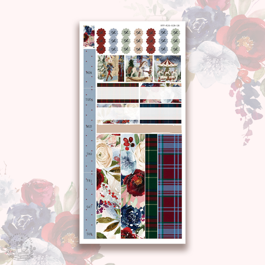 Christmas Memories - Hobonichi weeks sticker kit.
