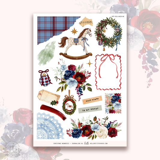 Christmas Memories - Journaling Sticker Kit.