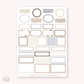 Coffee Lover - FOILED KIT - premium matte paper sticker kit