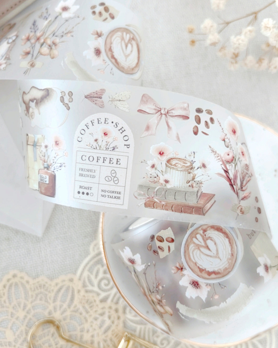 PET WASHI TAPE - Coffee Lover