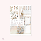 Printable sticker kit - Cottage (4 sticker sheets)