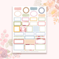 Country Harvest - gold FOILED KIT - premium matte paper sticker kit