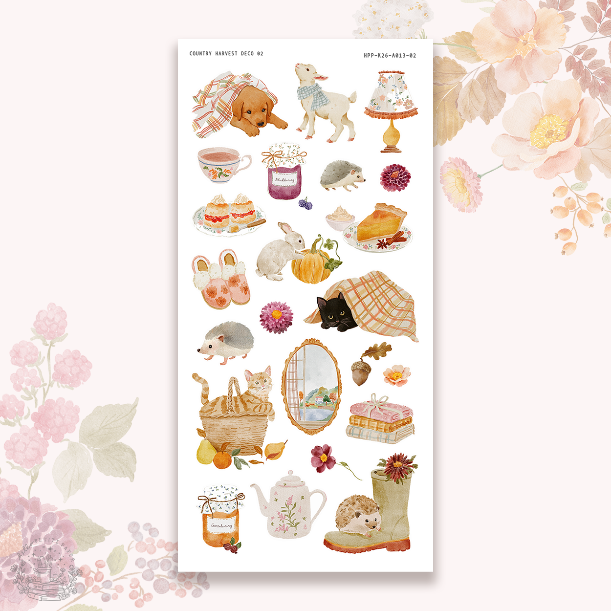 Country Harvest - Deco stickers (choose from 10 designs)