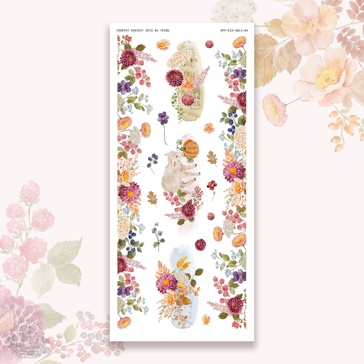 Country Harvest - Deco stickers (choose from 10 designs)