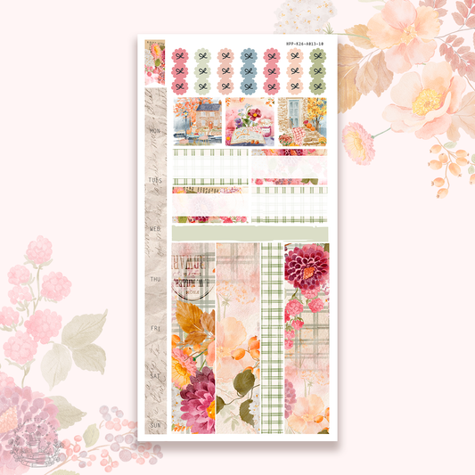 Country Harvest  - Hobonichi weeks sticker kit