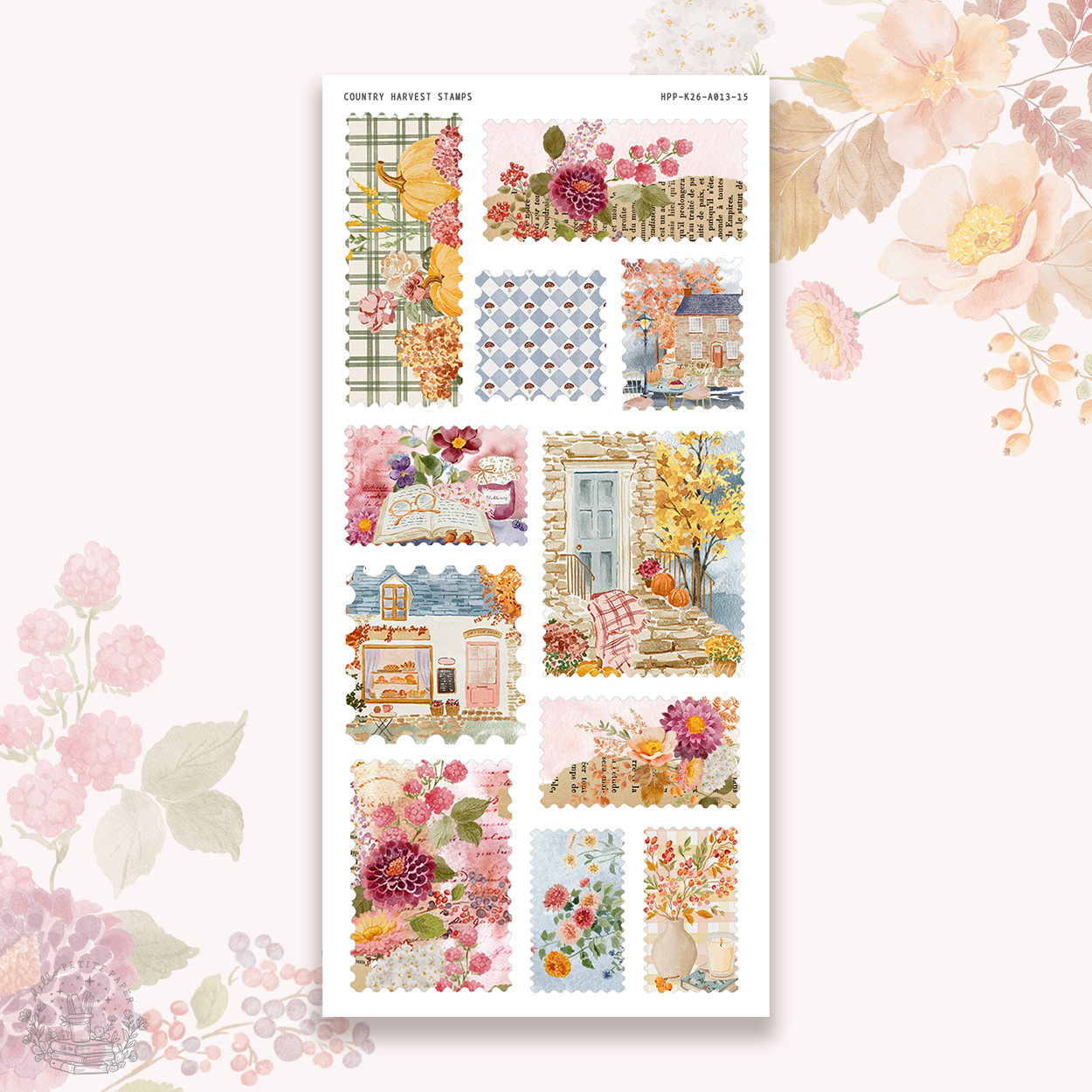 Country Harvest - Deco stickers (choose from 10 designs)