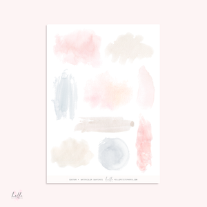 Couture - Large Watercolor Swatches