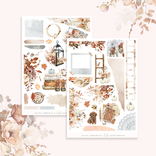 Cozy Days - Journaling Sticker Kit