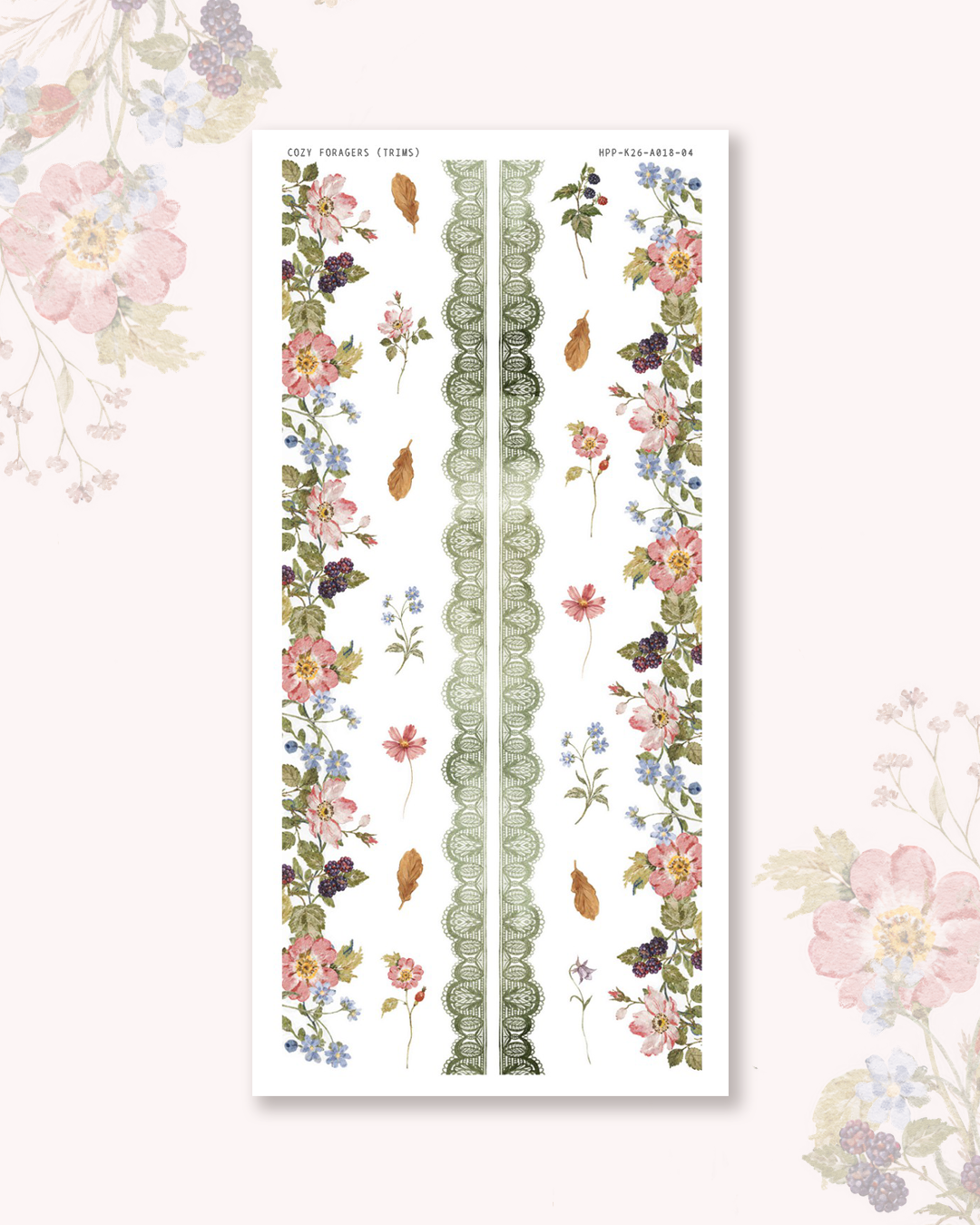 Cozy Foragers - Deco stickers (choose from 10 designs).
