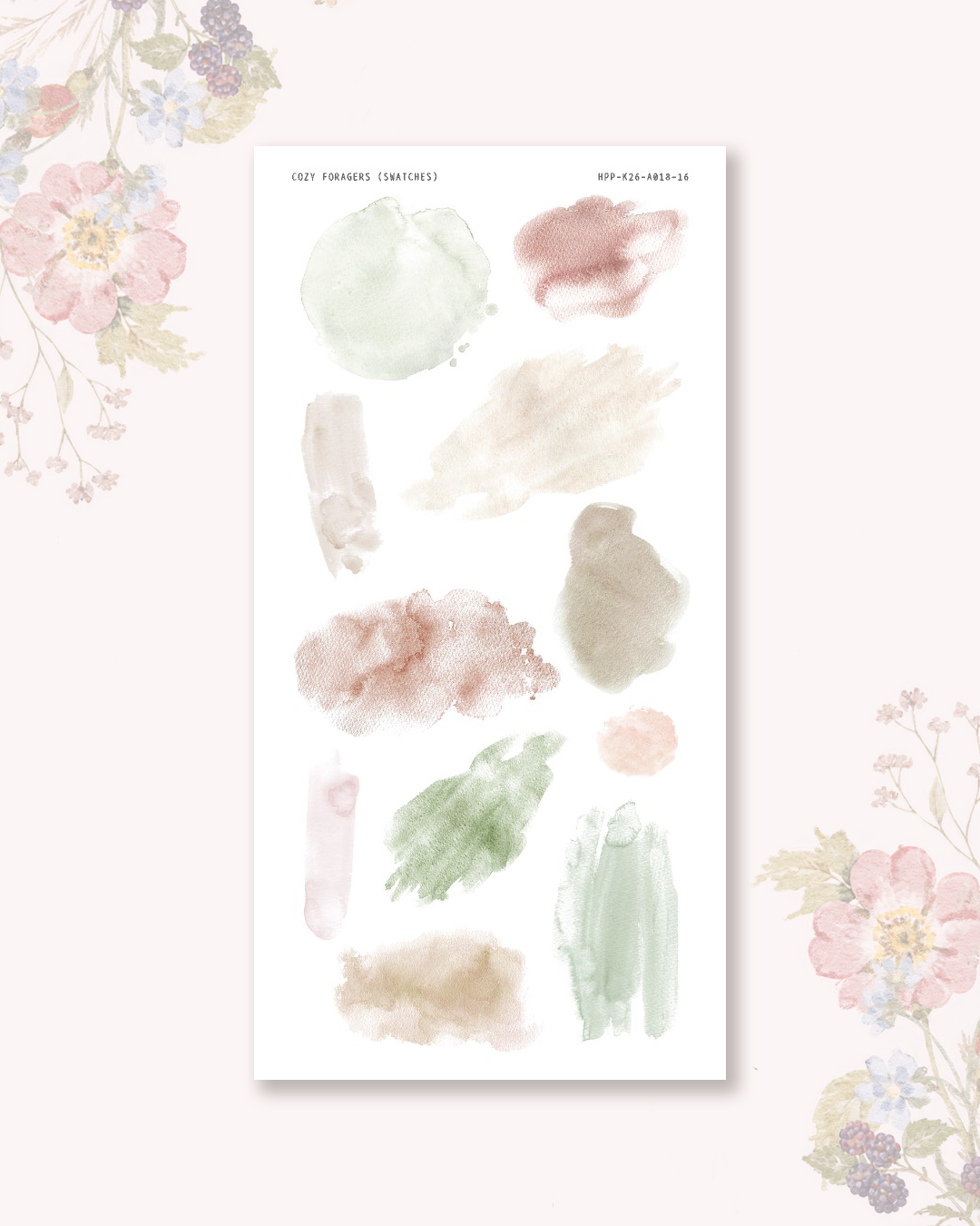 Cozy Foragers - Deco stickers (choose from 10 designs).
