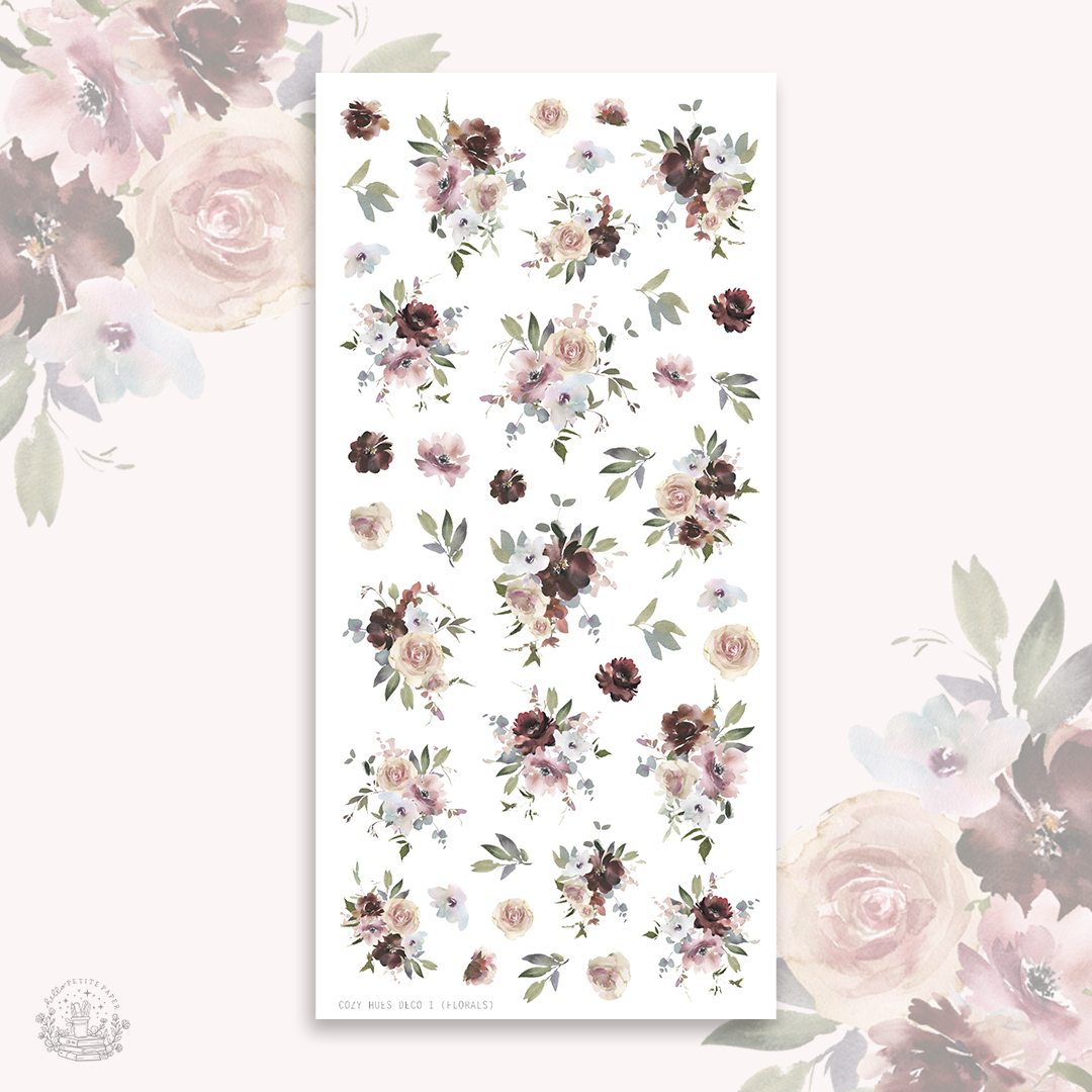 Cozy Hues - Deco stickers 1 (florals)