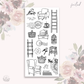 Cozy Hues  - Deco stickers 6 (foiled deco)