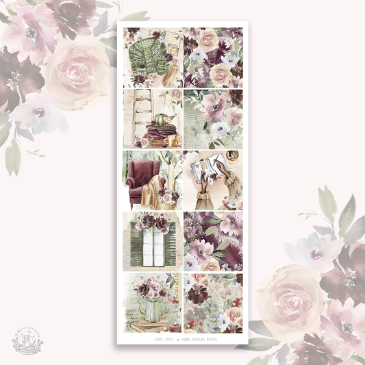 Cozy Hues  - Hobonichi cousin sticker boxes