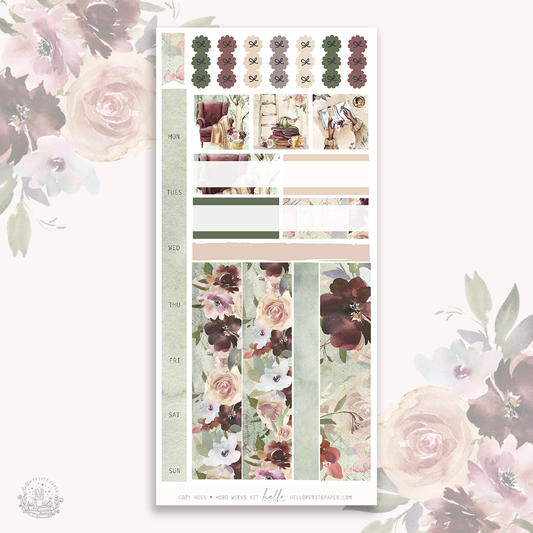 Cozy Hues - Hobo weeks sticker kit