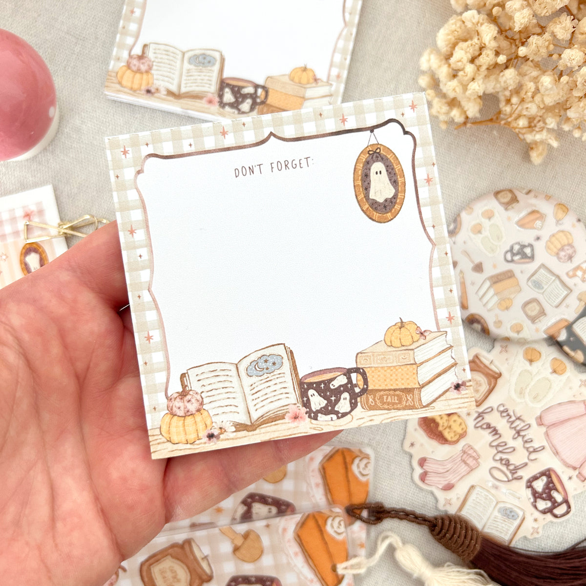 Square Notepad - Cozy season (A011)