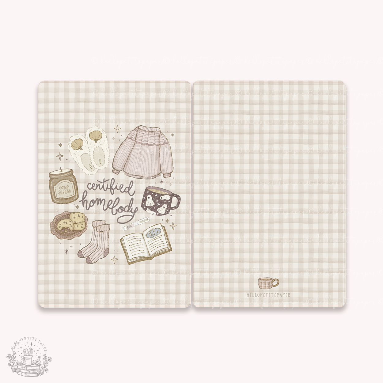 Sticker book (Certified Homebody) - reusable sticker storage