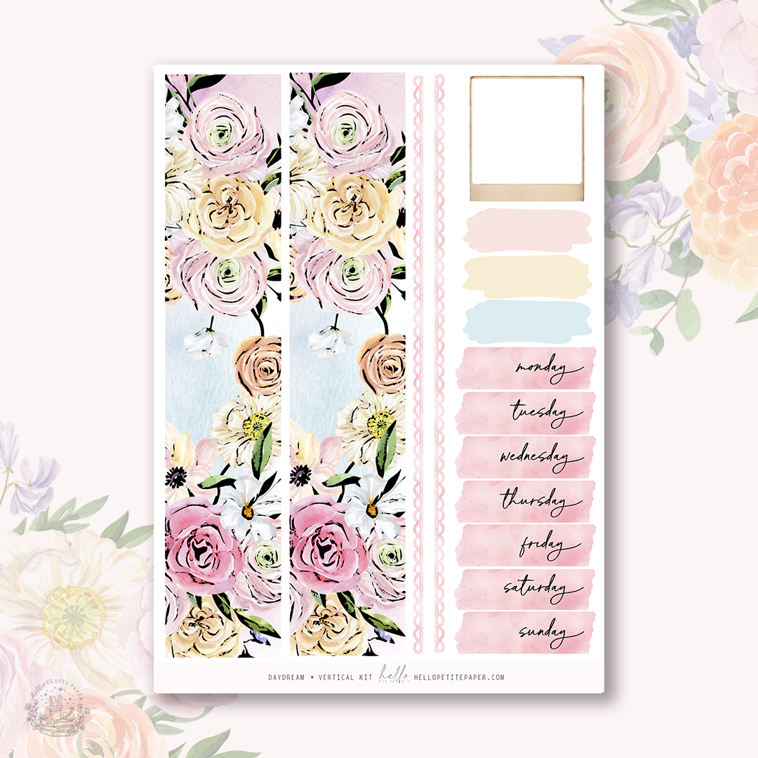 Daydream - FOILED KIT - premium matte paper sticker kit