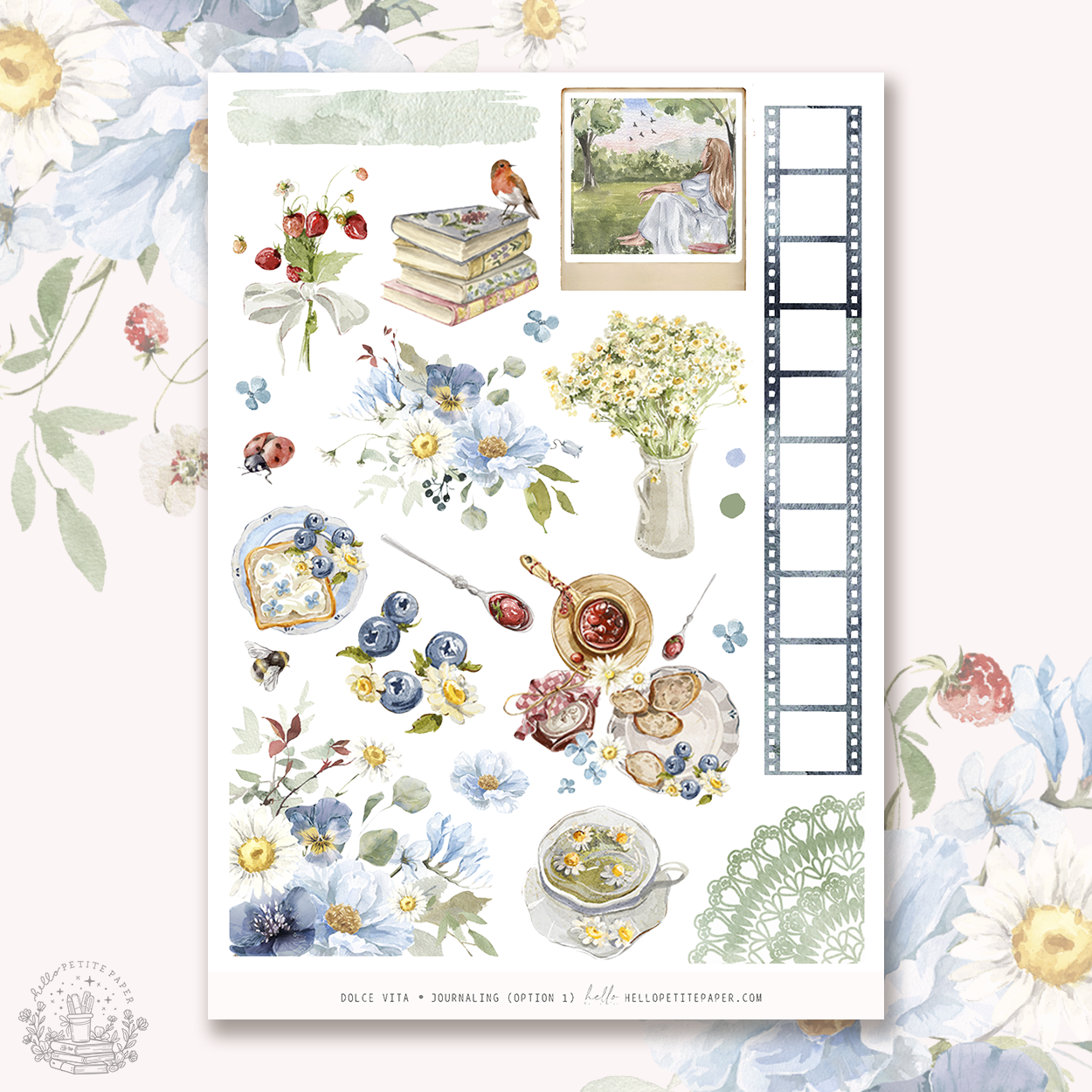 Dolce Vita - Journaling Stickers