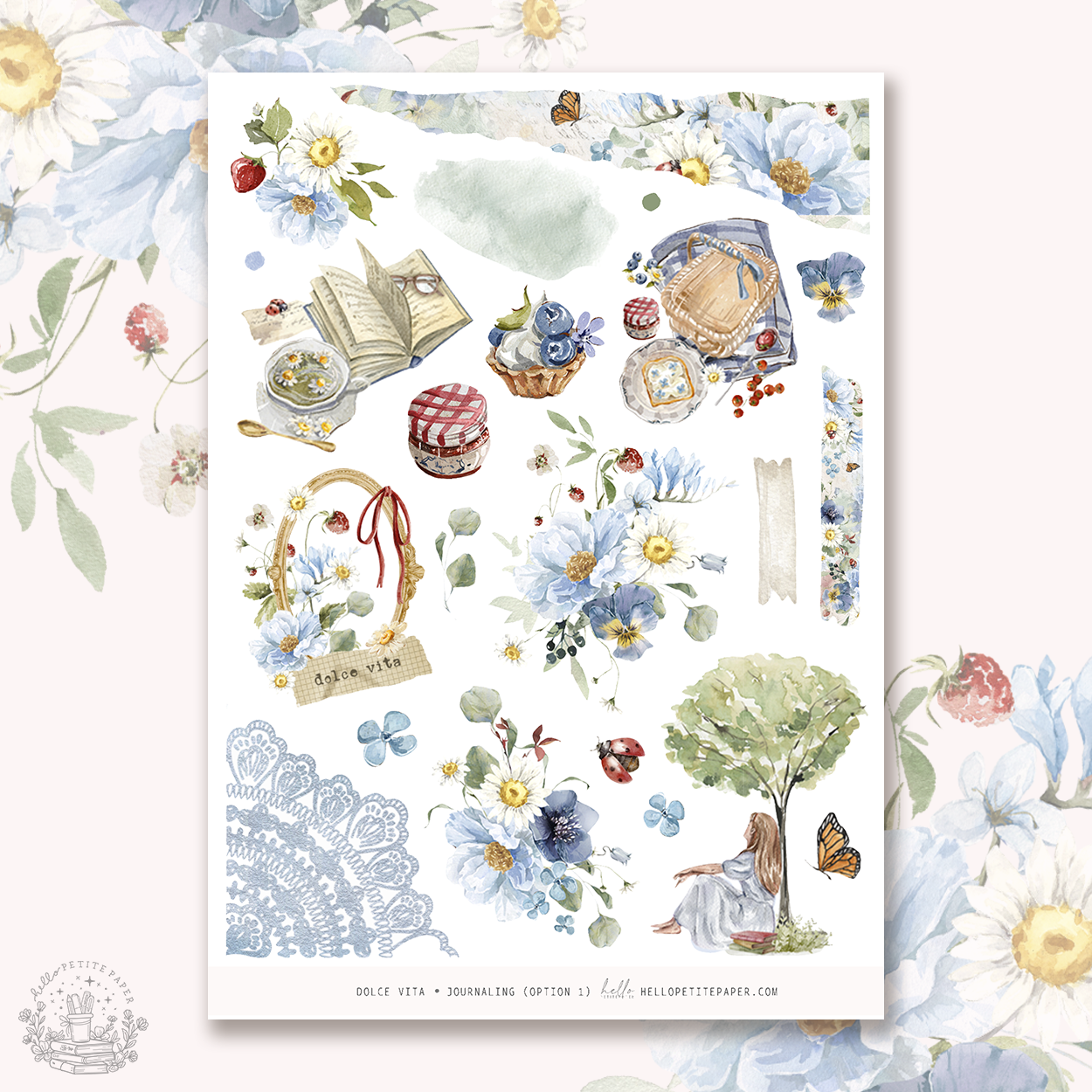 Dolce Vita - Journaling Stickers