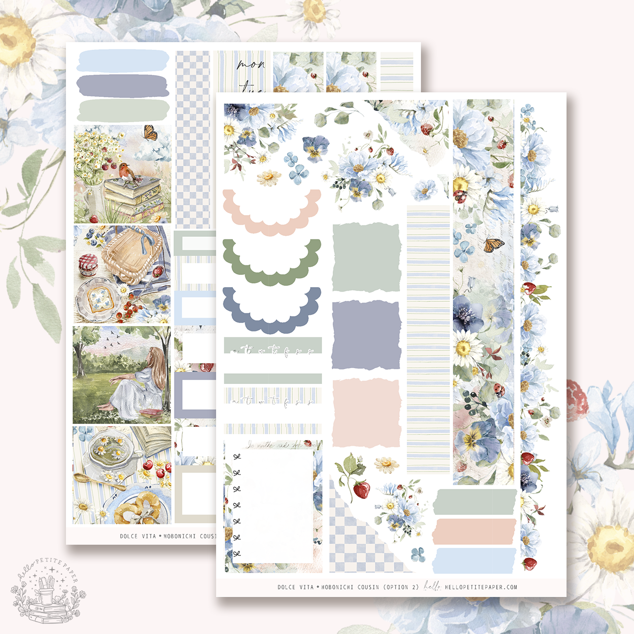 Dolce Vita -  Hobonichi Cousin Stickers