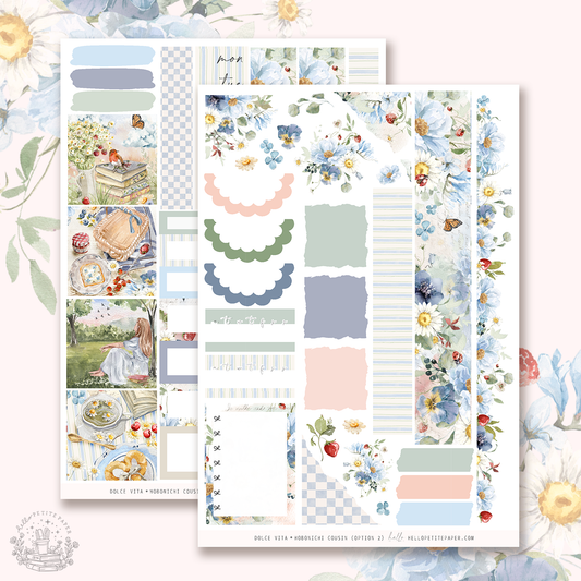 Dolce Vita -  Hobonichi Cousin Stickers