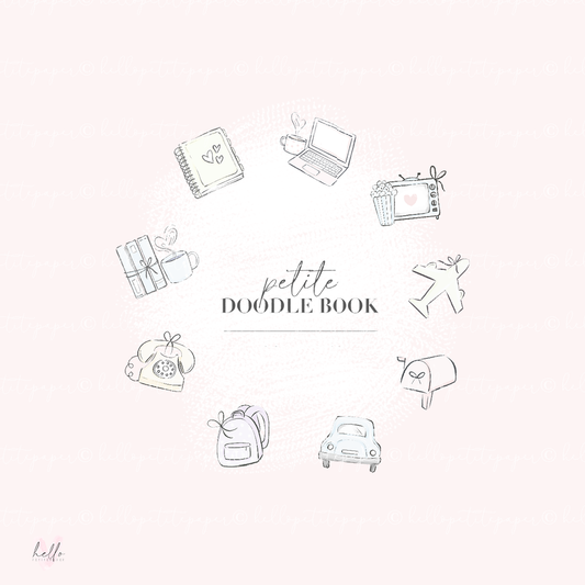 Doodle Book (ESSENTIALS EDITION) - Pink or Rainbow