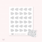 Doodle Icons (CHINCHILLA) | hand-drawn planner stickers