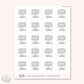 Doodle Icons (RAINBOW DESKTOP) | hand-drawn planner stickers