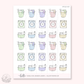 Doodle Icons (RAINBOW LAUNDRY) | hand-drawn planner stickers