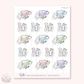 Doodle Icons (RAINBOW WORK/STUDY) | hand-drawn planner stickers