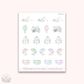 Doodle icons (OUTDOOR ACTIVITIES) - planner stickers