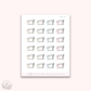 Doodle Icons (MOVIE NIGHT) | hand-drawn planner stickers