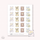 Doodle Icons (CHIPS) | hand-drawn planner stickers