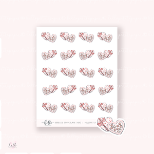 Doodle Icons (CHOCOLATE BOX) | hand-drawn planner stickers