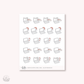 Doodle Icons (CHRISTMAS LAPTOPS) | hand-drawn planner stickers
