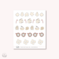 Doodle Icons (CHRISTMAS TREATS) | hand-drawn planner stickers