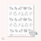 Doodle Icons (DOG CARE V2) | hand-drawn planner stickers
