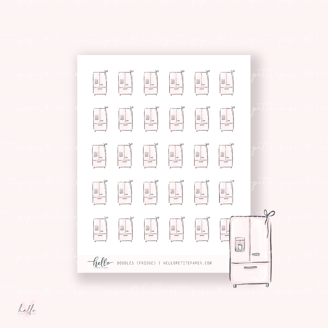 Doodle Icons (FRIDGE) | hand-drawn planner stickers