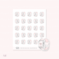 Doodle Icons (SMART WATCH) | hand-drawn planner stickers