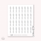 Doodle Icons (VACCUM) | hand-drawn planner stickers