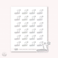 Doodle Icons (TREADMILL) | hand-drawn planner stickers