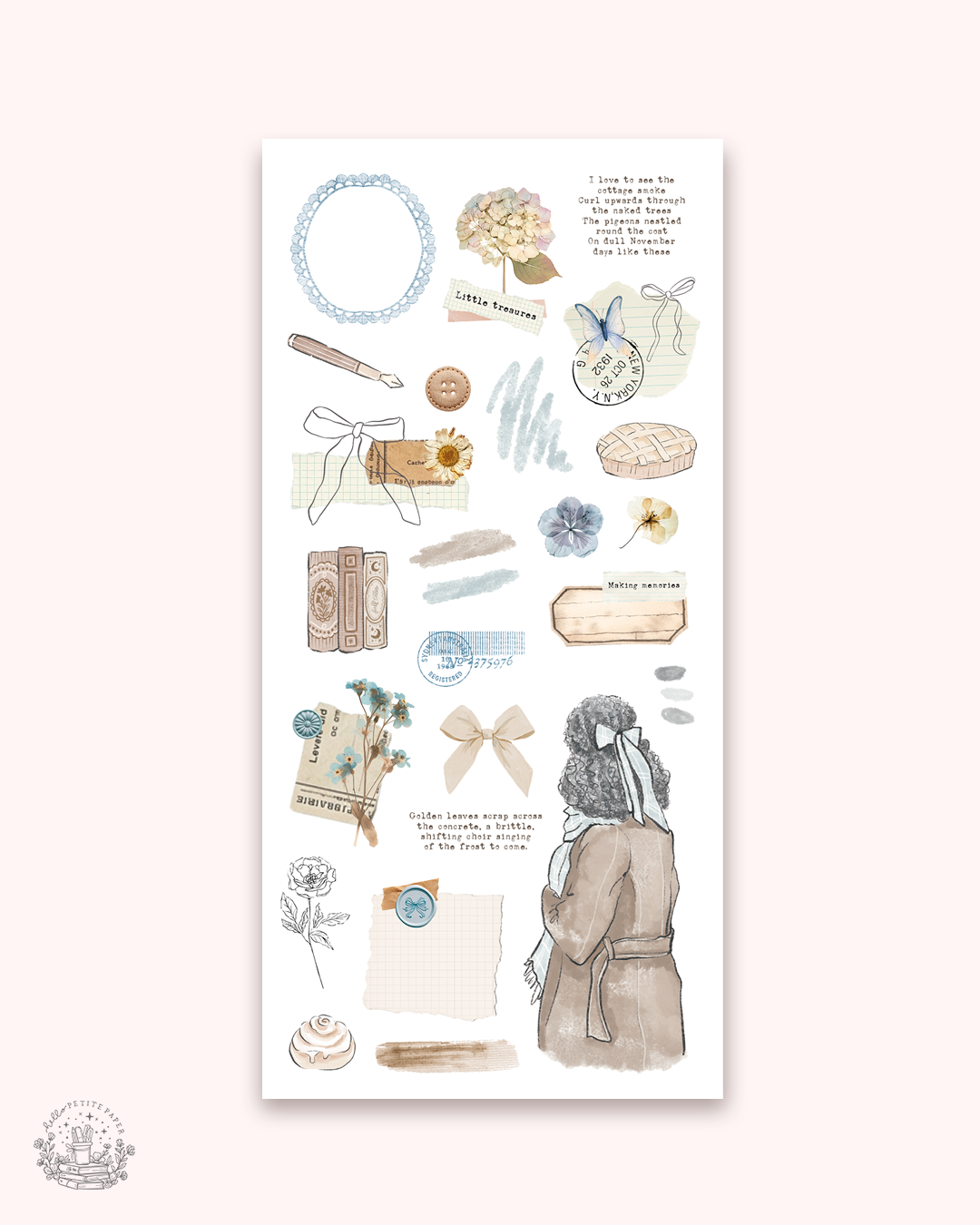 Journaling Essentials - Sticker deco (Grace).