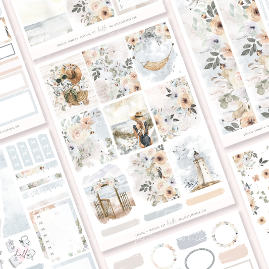 Endless Summer -  planner sticker kit