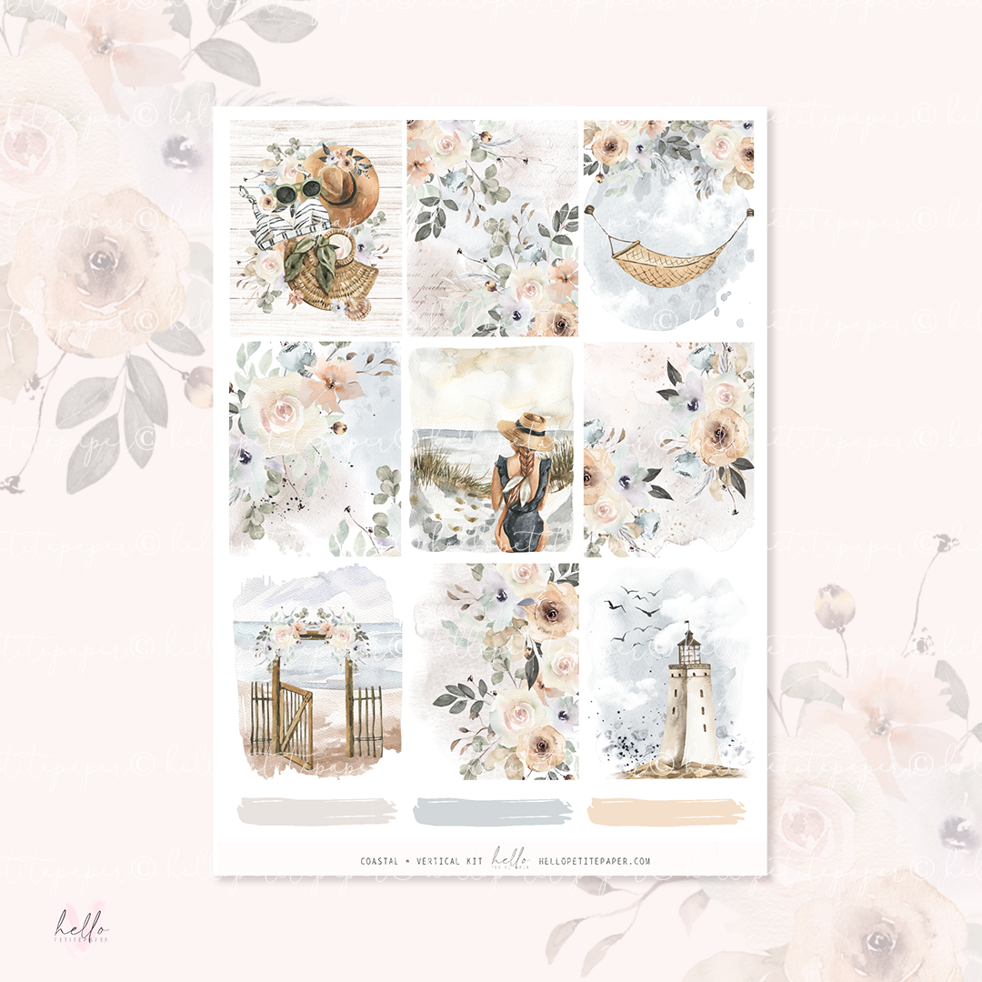 Endless Summer -  planner sticker kit