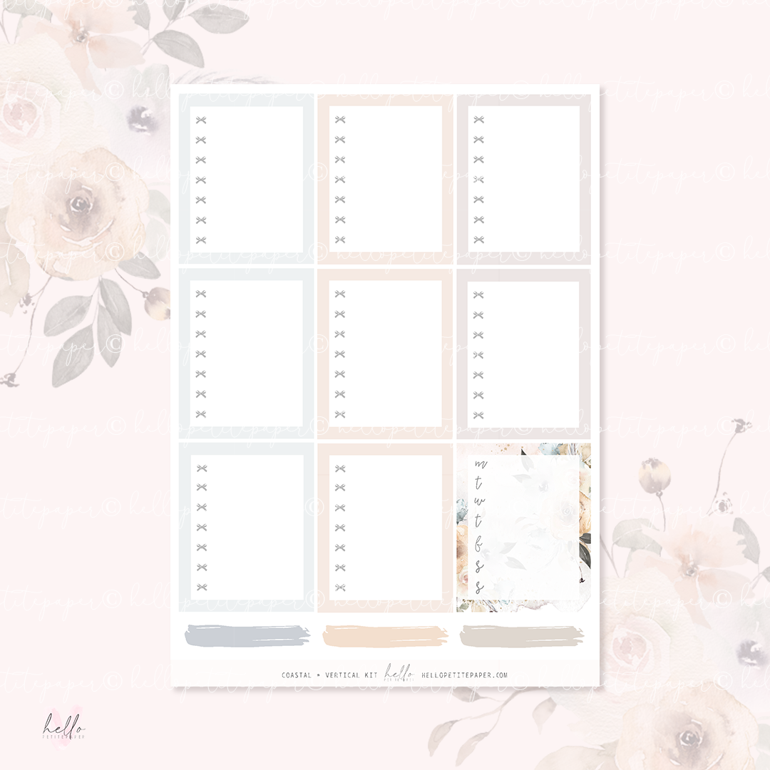 Endless Summer -  planner sticker kit