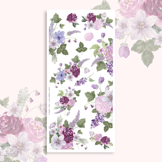 Fairy Garden   - Deco stickers 3 (mix florals)